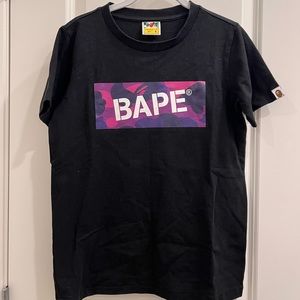 Bape Logo Camouflage Tee